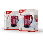 Чайник электрический BQ KT1715P Red-Black. Мощность:1800 Вт, Объем 1.7 л