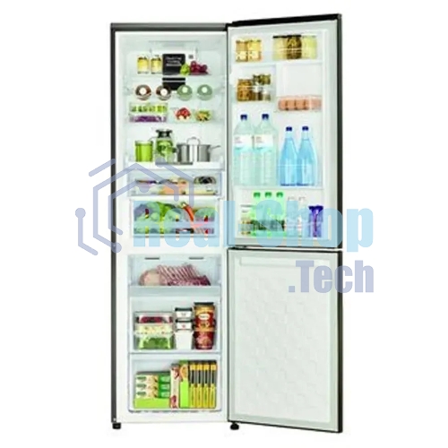 Холодильник Hitachi R-BG410PUC6 GbK черный двухкамерный 215/105л морозилка снизу, No Frost