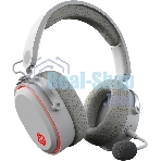 Беспроводные/проводные наушники GMNG GG-HS405W белый, полноразмерные, Bluetooth + радиоканал + проводной, до 40 ч