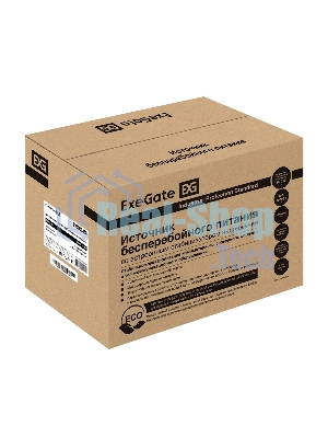Источник бесперебойного питания ExeGate EP285488RUS SpecialPro UNB-1200.LED.AVR.C13.RJ.USB 1200VA/750W, LED, AVR, 6*IEC-C13, RJ45/11, USB, черный
