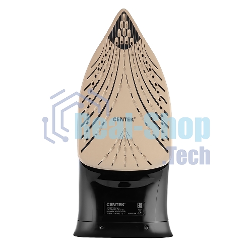 Утюг Centek CT-2346 GOLD черный/золотистый, 3200 Вт, 45 г/мин, 190 г/мин, 400 мл