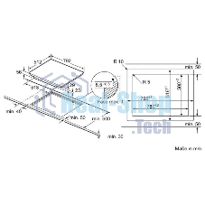 Индукционная варочная поверхность Bosch PXE801DC1E, 4 конфорки, с зоной расширения, стеклокерамика, 7400 Вт
