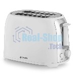 Тостер Vitek VT-1582 W белый (белый, 750 Вт, 2 отделения, механическое управление)