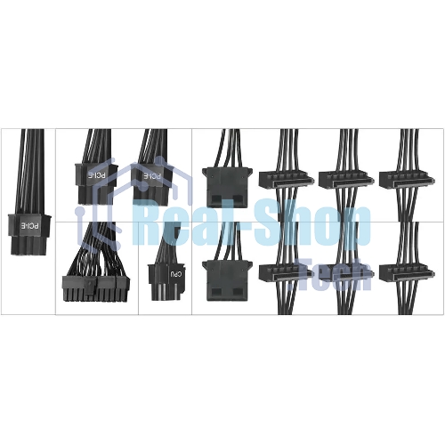 Блок питания Digma ATX 700W DPSU-700W-WH RTL, 700Вт, 80 PLUS белый, 120мм черный