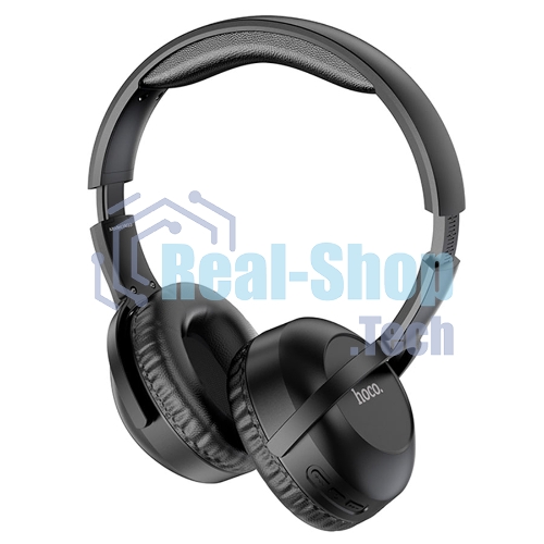 Беспроводные/проводные наушники Hoco W33 черный, полноразмерные, Bluetooth + проводной, складная конструкция, до 10 ч.