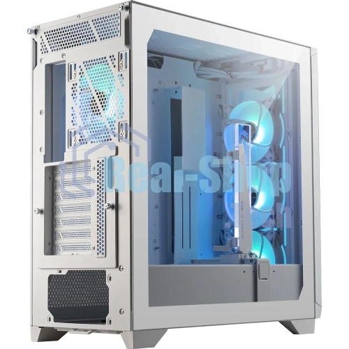 Компьютерный корпус MSI MPG GUNGNIR 300R AIRFLOW White, Midi Tower, EATX,2xUSB 3.2 Gen 1, 1xUSB 3.2 Gen2 Type-C,4x120мм PWM ARGb Fan, ARGb+PWM Control Board, Tempered Glass Window