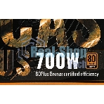 Блок питания Aerocool/Formula AC KCAS PLUS 700, 700Вт, 80 PLUS Bronze, 120мм черный (аналог Aerocool KCAS PLUS 700W)