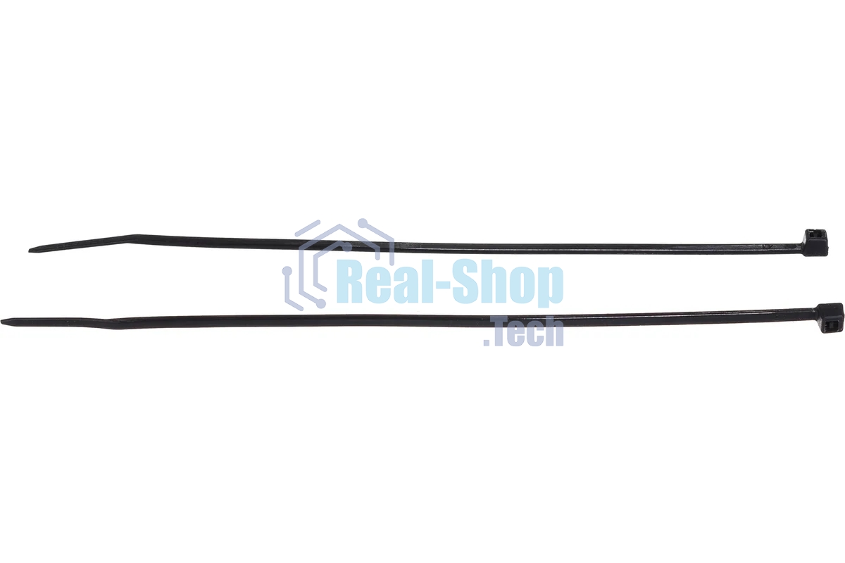 Нейлоновые стяжки Fortisflex КСС 3х150 черный 100 штук