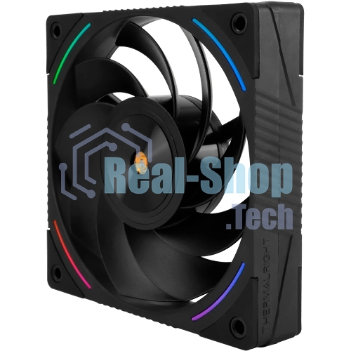 Кулер для корпуса Thermalright TL-K12R Reverse (120x120x25mm, 4-pin PWM, ARGB, 69CFM, 27dBA, 2150RPM, черный)