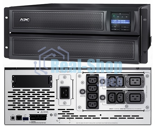 Источник бесперебойного питания APC Smart-UPS X SMX3000HV/3000 ВА/2700 Вт/8x(IEC-C13), 2x(IEC-C19)