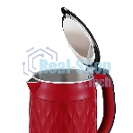 Чайник электрический BQ KT1715P Red-Black. Мощность:1800 Вт, Объем 1.7 л
