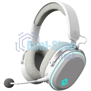 Беспроводные/проводные наушники GMNG GG-HS405W белый, полноразмерные, Bluetooth + радиоканал + проводной, до 40 ч