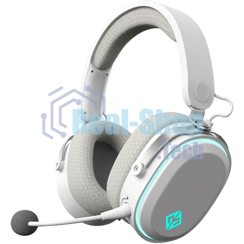 Беспроводные/проводные наушники GMNG GG-HS405W белый, полноразмерные, Bluetooth + радиоканал + проводной, до 40 ч