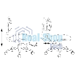 Кресло детское Бюрократ CH-W201NX Sticks 08 фиолетовый, крестовина пластик