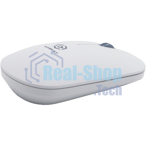 Мышь беспроводная Raskat M003WR белый, 2400 dpi, радиоканал, Bluetooth, USB, кнопки - 3
