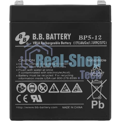Батарея для ИБП B.B. Battery/BP 5-12/12V/5Ah