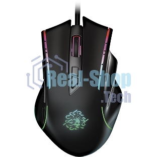 Мышь проводная Qumo Medusa M81 черный, 3200 dpi, USB, кнопки - 7