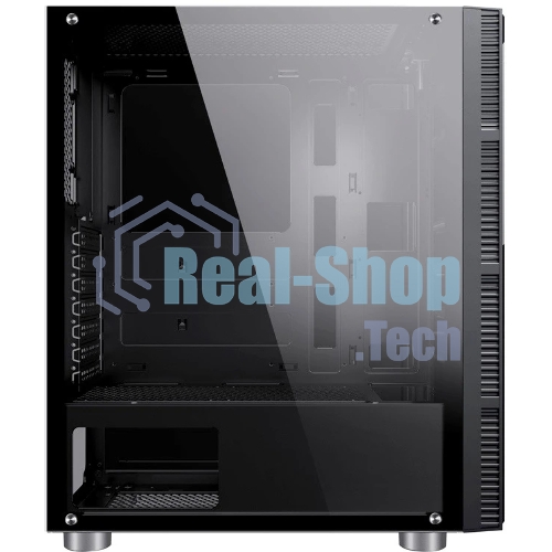 Компьютерный корпус Accord 3407 черный без БП ATX 2xUSB 2.0 2xUSB 3.0 audio bott PSU