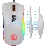 Мышь проводная Jet.A Panteon PS88 белый, 6200 dpi, USB, кнопки - 9