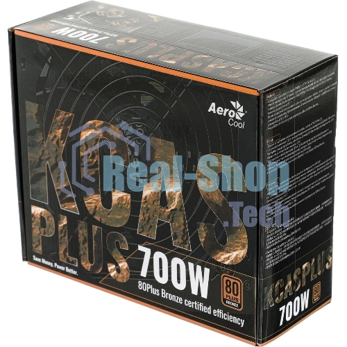 Блок питания Aerocool/Formula AC KCAS PLUS 700, 700Вт, 80 PLUS Bronze, 120мм черный (аналог Aerocool KCAS PLUS 700W)
