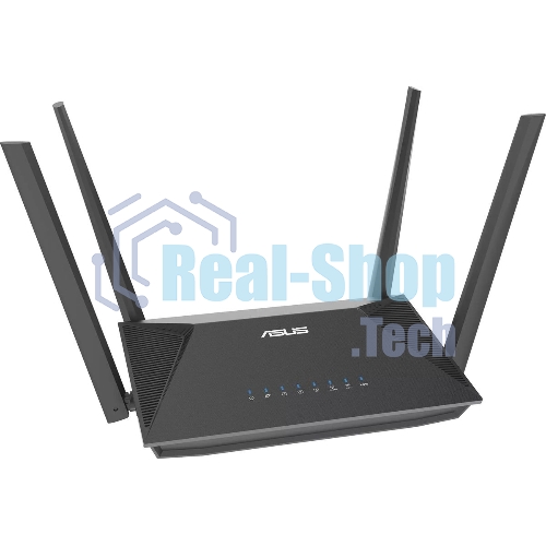 Роутер беспроводной Asus RT-AX52 AX1800 10/100/1000BASE-TX черный