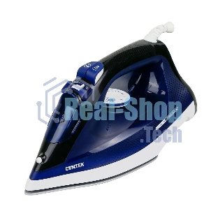 Утюг Centek CT-2308 синий, 2800 Вт, 60 г/мин, 190 г/мин, 300 мл