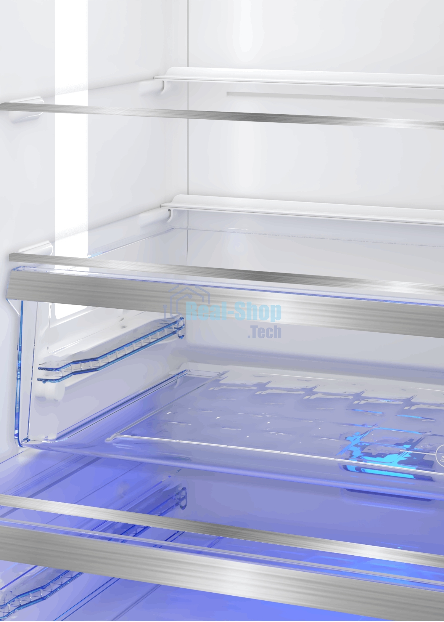 Холодильник Beko B5RCNK366HDW белый двухкамерный 368л морозилка снизу, No Frost