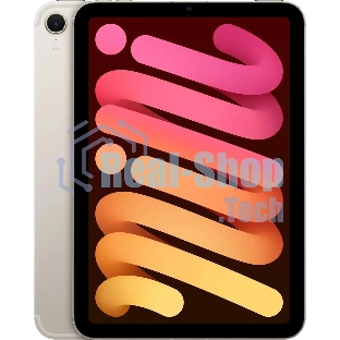 Планшет Apple iPad mini 2024 Wi-Fi + Cellular A2995, 8Gb, 128Gb, LTE, 5G, iOS, сияющая звезда