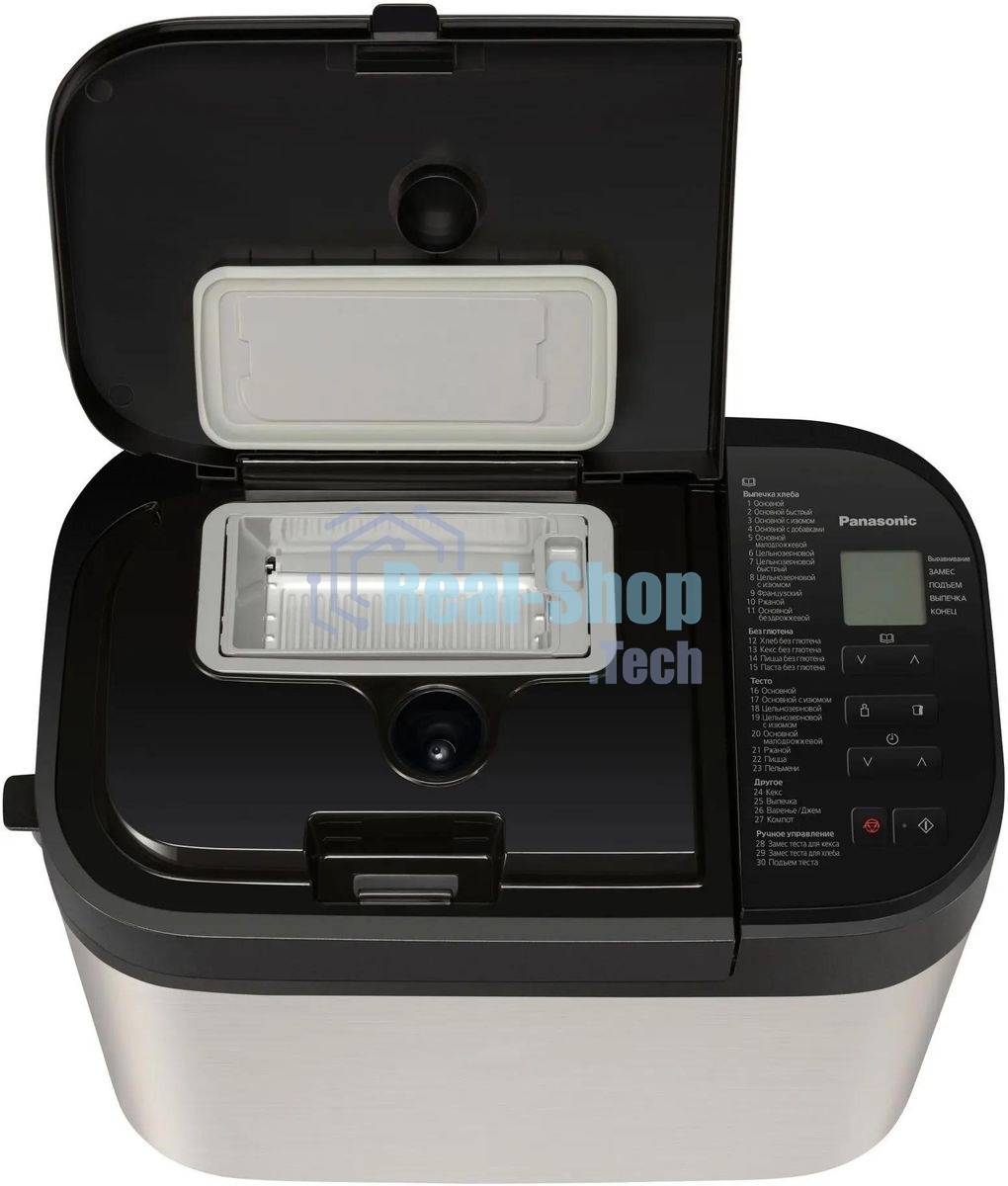 Хлебопечка Panasonic SD-YR2550STS серебристый/черный, 550 Вт, 1.1 кг, 30 программ