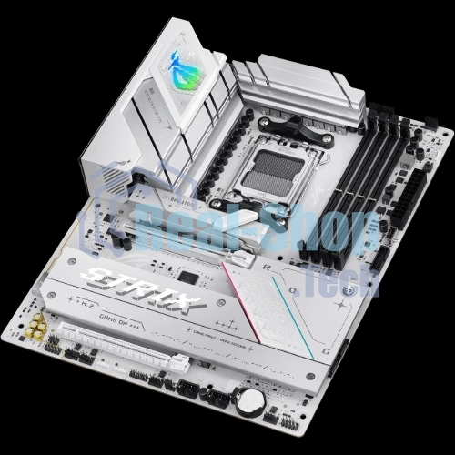 Материнская плата ASUS ROG STRIX B850-A GAMING WIFI, AM5, AMD B850, 4xDDR5, 2xSATA, 4xM.2, 1xPCIe 5.0 x16, 1xPCIe 4.0 x16, 1xPCIe x4, 1xDP, 1xHDMI, 1x2.5Gb LAN, 1xUSB-C 20Gbps, 1xUSB-C 10Gbps, 2xUSB-A 10Gbps, 4xUSB 5Gbps, 2xUSB-A 2.0, 3x3.5 мм, 7.1, ATX