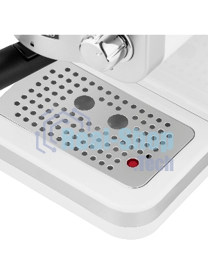 Кофеварка рожковая Maunfeld MF-735WH PRO белый, исп. кофе - молотый, 1.25 л, 1100 Вт, 15 бар