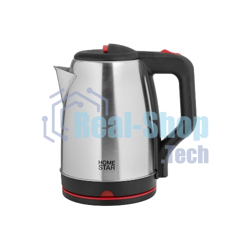 Чайник электрический Homestar HS-1003 1.8л нержавейка, черный