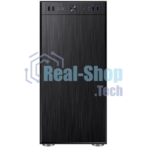 Компьютерный корпус Accord 3407 черный без БП ATX 2xUSB 2.0 2xUSB 3.0 audio bott PSU