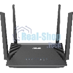 Роутер беспроводной Asus RT-AX52 AX1800 10/100/1000BASE-TX черный