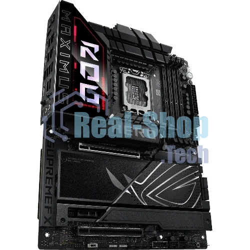 Материнская плата ASUS ROG MAXIMUS Z890 HERO, LGA 1851, Intel Z890, 4xDDR5, 4xSATA, 6xM.2, 1xPCIe 5.0 x16, 1xPCIe 4.0 x4, 1xPCIe x1, 1xHDMI, 2xUSB-C (видеовыход), 4xUSB-A 3.2 Gen 1, 4xUSB-A 3.2 Gen 2, 1xUSB-C 3.2 Gen 2, 2xUSB-C Thunderbolt 4, 2x 5Gb LAN, 2x3.5 мм, 7.1, ATX