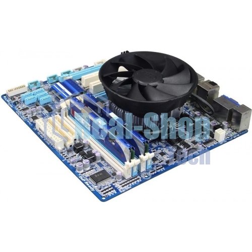 Кулер для процессора DEEPCOOL GAMMA HUNTER V2 черный/серебристый, 120 мм, алюминий, 1600 об/мин, 21 дБ, 3 pin, 95 Вт, 63.5 мм GAMMAHUNTER