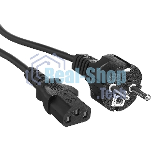 Шнур сетевой Rexant СЕЕ 7/7 (Schuko) – IEC 320 C13 3x1,0мм², длина 0,6м