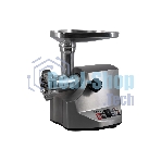 Мясорубка электрическая Sakura SA-6411 Professional серый, 2400 Вт, 2.5 кг/мин, реверс, защита от перегрузки, насадки - 5