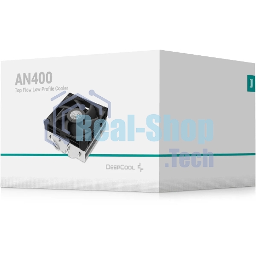 Кулер для процессора DEEPCOOL AN400, 92 мм, алюминий/медь, 2950 об/мин, 23.2 дБ, 4 pin, 150 Вт, 52.5 мм