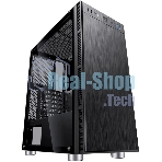 Компьютерный корпус Accord 3407 черный без БП ATX 2xUSB 2.0 2xUSB 3.0 audio bott PSU