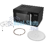 Микроволновая печь Vitek VT-MW1725 черный, 25 л, 900 Вт, переключатели - кнопки, поворотный механизм