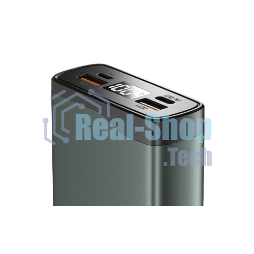 Портативный аккумулятор OLMIO QL-20, 20000mAh, 22.5W, QuickCharge3.0/PowerDelivery, LCD, серый