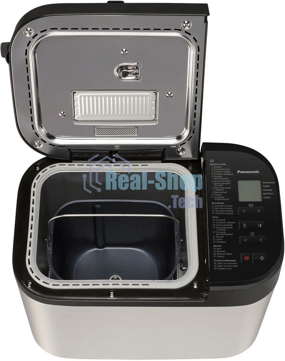 Хлебопечка Panasonic SD-YR2550STS серебристый/черный, 550 Вт, 1.1 кг, 30 программ