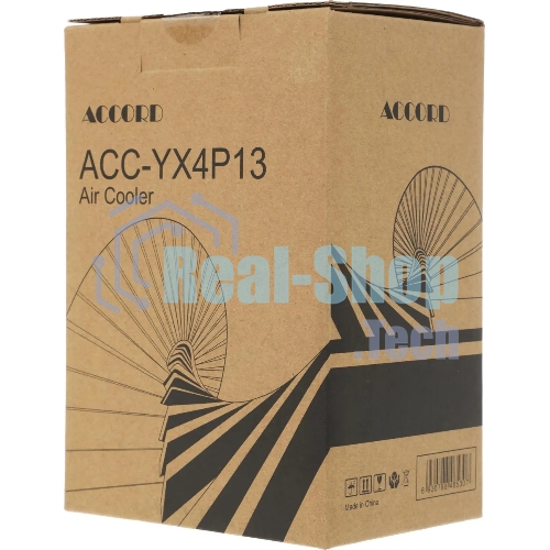 Устройство охлаждения(кулер) Accord ACC-YX4P13 ARGb Soc-AM5/AM4/1200/1700/1851 черный 4-pin 36.5dB Al+Cu 220W 740gr brown box