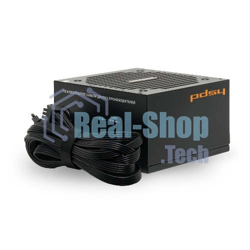 Блок питания Power Supply HSPD, 600W 80 PLUS Bronze (ATX, 2.31, Semi-modular, 1x24(20+4)pin 550мм, 1xCPU*2 8(4+4)pin 600+150мм, 1xPCIe*2 8(6+2)pin 500+150мм, 2xSATA*3 400+150+150мм, 1xMOLEX4pin*3+FDD 400+150+150+150мм, Active, 120x120мм, 150x140x86мм, APFC, OVP, UVP, SCP, OPP, OCP, OTP, черный)