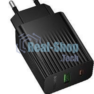 Сетевое зарядное устройство BOROFONE (6941991122873) BAS76A 1USB+1Type-C 3.0A QC3.0 PD 30W черный