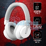 Беспроводные/проводные наушники A4Tech Bloody MH390 белый, накладные, Bluetooth + проводной