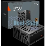 Блок питания ПК Power Supply PCCooler, 550W 80+ Bronze (ATX, ATX 2.52, Non-modular, 1x24(20+4)pin 550мм, 1xCPU(4+4)pin 650мм, 1xPCIe*2 8(6+2)pin 500+120мм, 4xSATA*3+MOLEX4pin*1, Active, 120x120мм, 140x150x86mm, APFC, OVP/UVP/OCP/SCP/OTP/OPP/SPD)