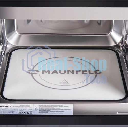 Микроволновая печь встраиваемая Maunfeld JBMO.20.5GRBG черный, 20 л, 700 Вт, переключатели - поворотный механизм