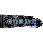 Система жидкостного охлаждения Thermalright Frozen Vision 360 V2 (360мм, LED, Black, ARGB/Fans: 3x120мм, 69CFM, 27dBA, 2150RPM/Pump height 60мм, 23dBA, 3000RPM, Rad thickness 27мм/S: 1700, 1200, 1851, 115X, 2011, 2066, AM5, AM4)